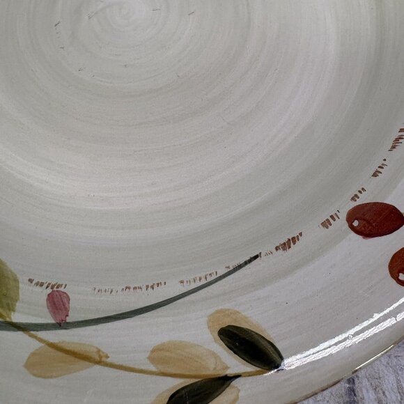Home Target HMQ 73 Red Berries Green Tan Leaves Stoneware Dinner Plates Set of 2 - Picture 11 of 15